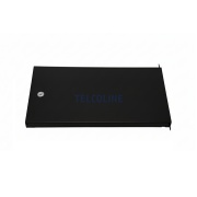 Drzwi metalowe pełne do wewnętrznej szafy RACK TELCOLINE 9U/19", czarne