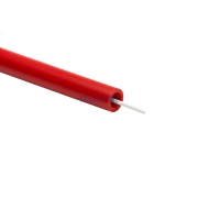 Mikrorurka grubościenna TELCOLINE 7/4 mm z pilotem, czerwona, 3000 m