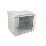 Szafa rackowa TELCOLINE 9U/19", 600x600 mm, szara