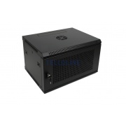 Szafa rackowa TELCOLINE 6U/19", 600x450 mm, drzwi perforowane, czarna